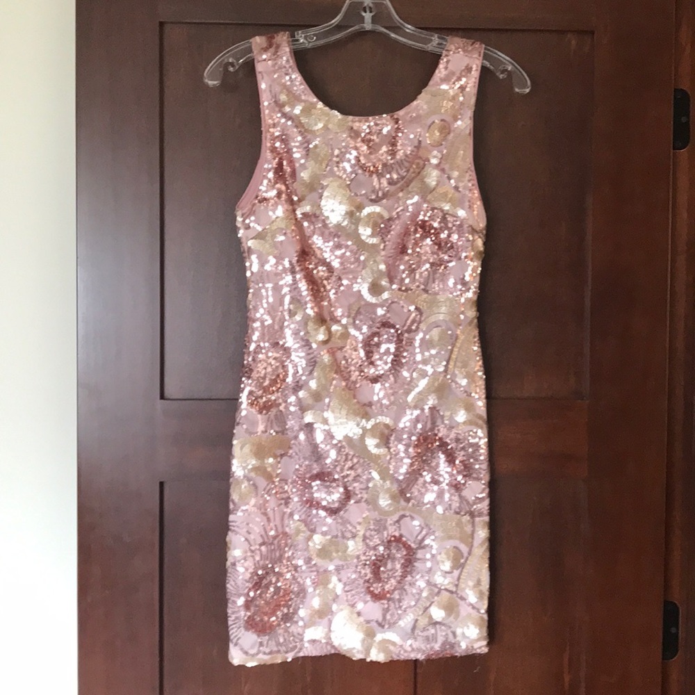 ark & co. sequin mini dress